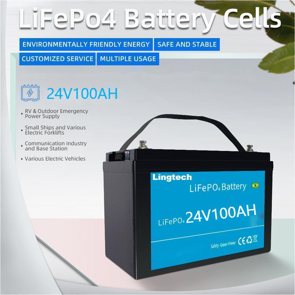 Lingtech 24V100Ah lithium battery photo
