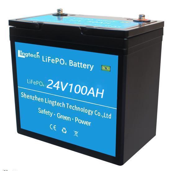 Lingtech 24V100Ah lithium battery pack